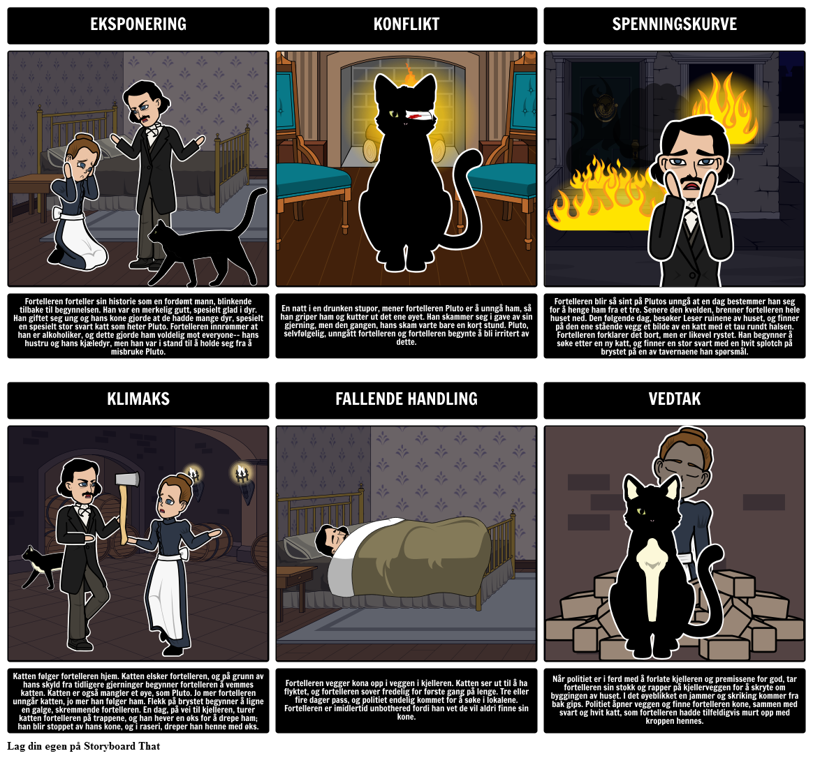 Plot Diagram Eksempel - The Black Cat