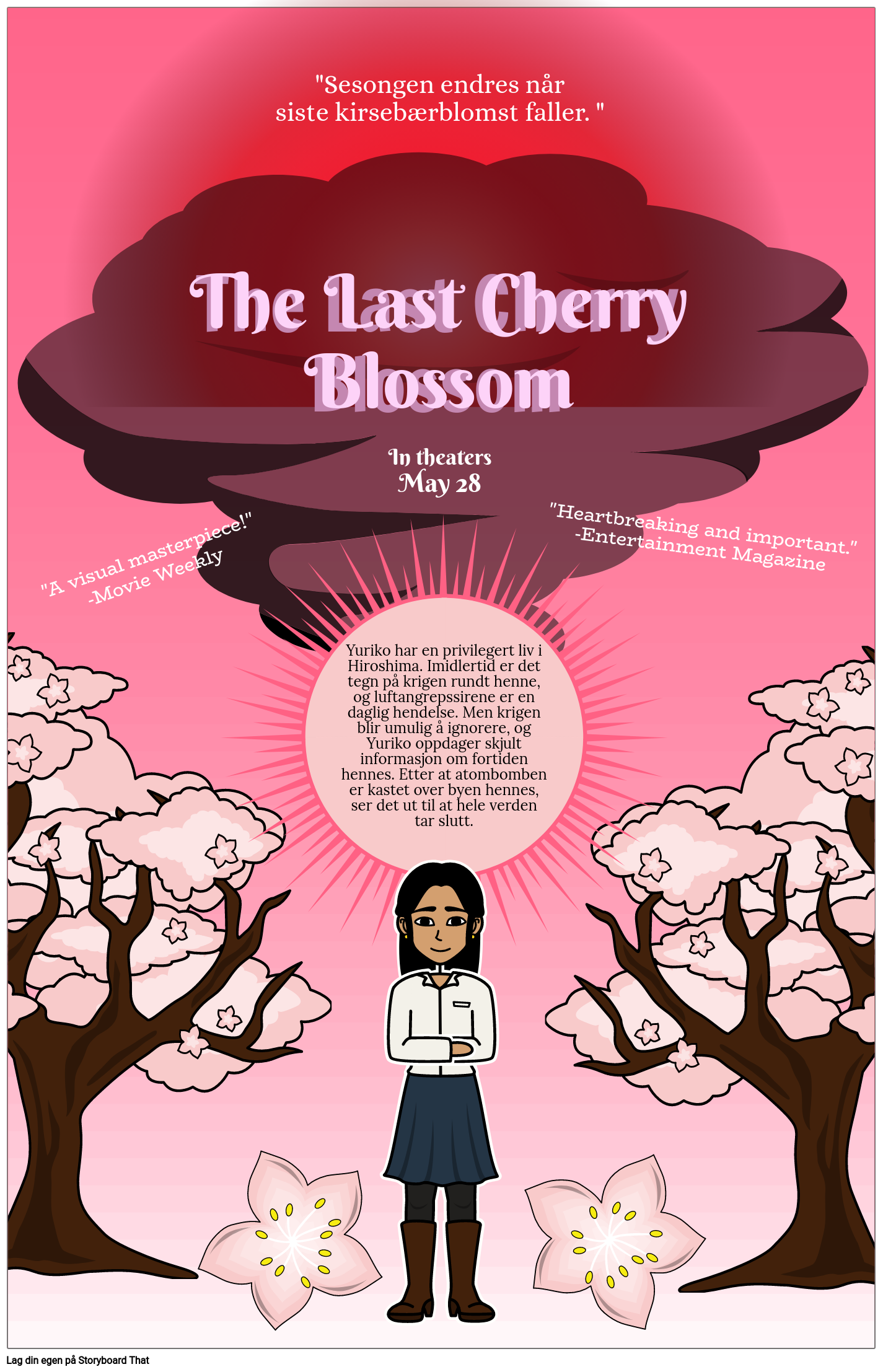 The Last Cherry Blossom - Eksempel på Filmplakat