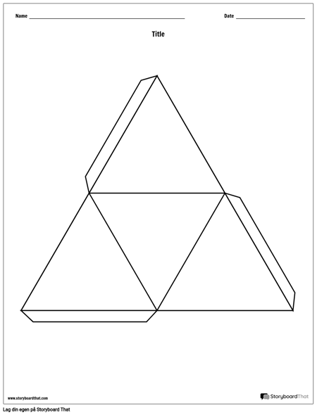 Triangle Story Cube