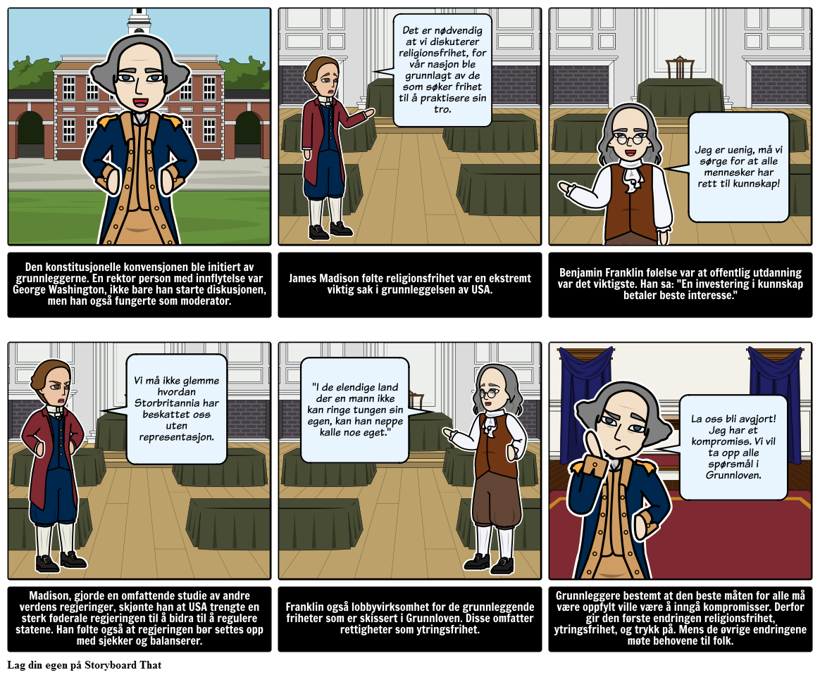 USAs Historie - Founding Fathers