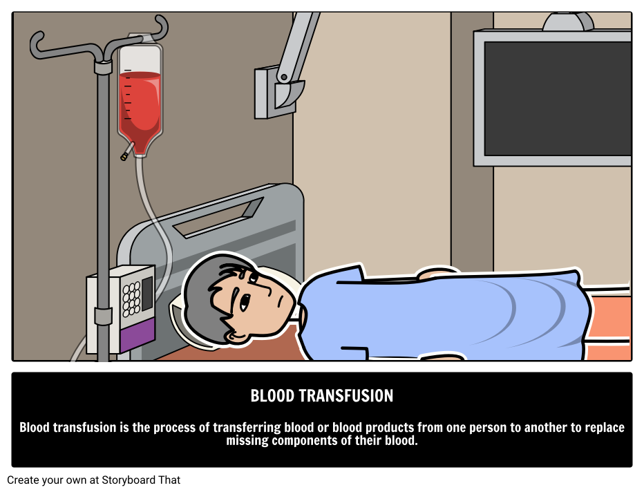 What is a Blood Transfusion? Storyboard