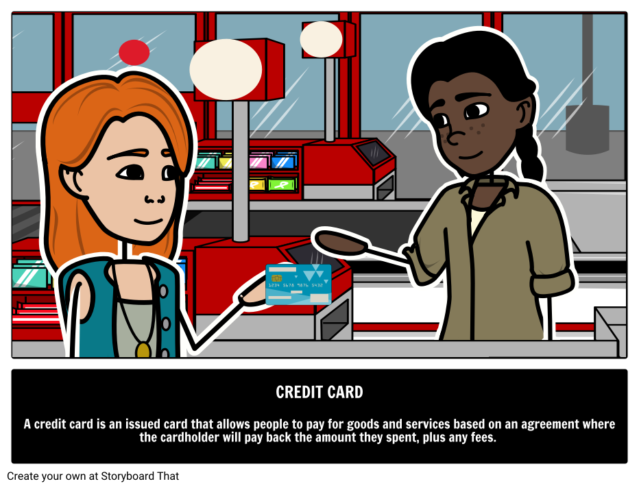 Credit Card Invention Storyboard