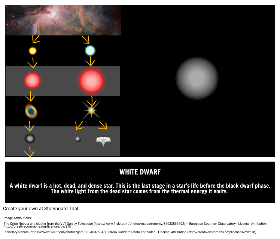 Life Cycle Of A White Dwarf Star