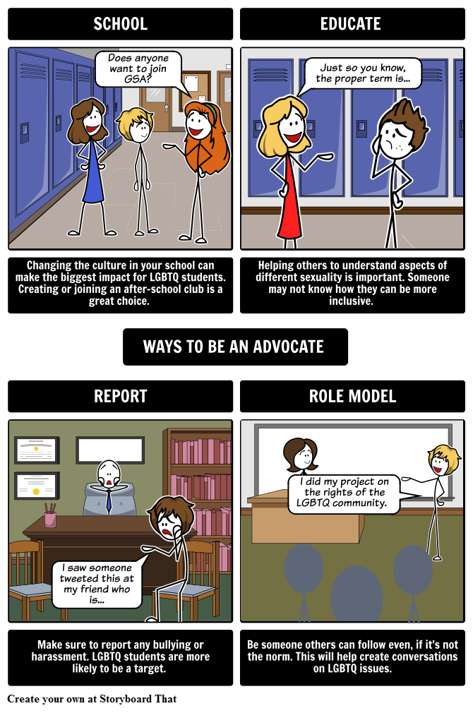 Ways to be an Advocate