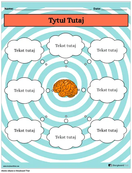 Burza Mózgów Kolor Portretu 1