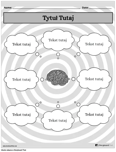 Burza Mózgów Portret BW 1
