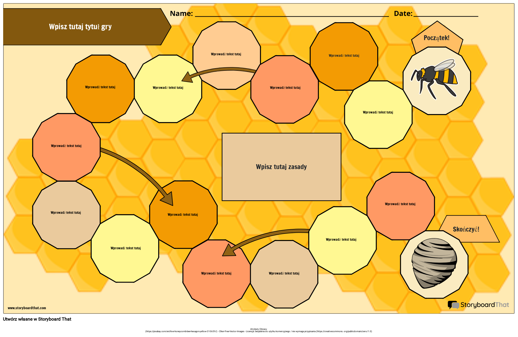 Ekscytująca gra Planszowa o Pszczołach