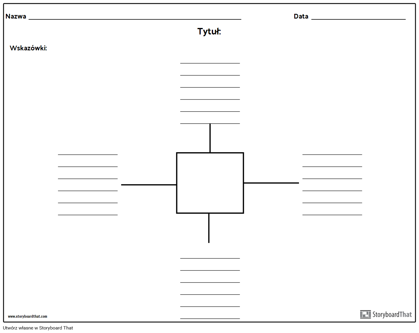 Mapa pająka z liniami - 4 Storyboard by pl-examples