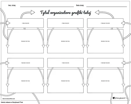 Nowy Utwórz stronę Ogólny organizer graficzny 2 (czarno-biały)