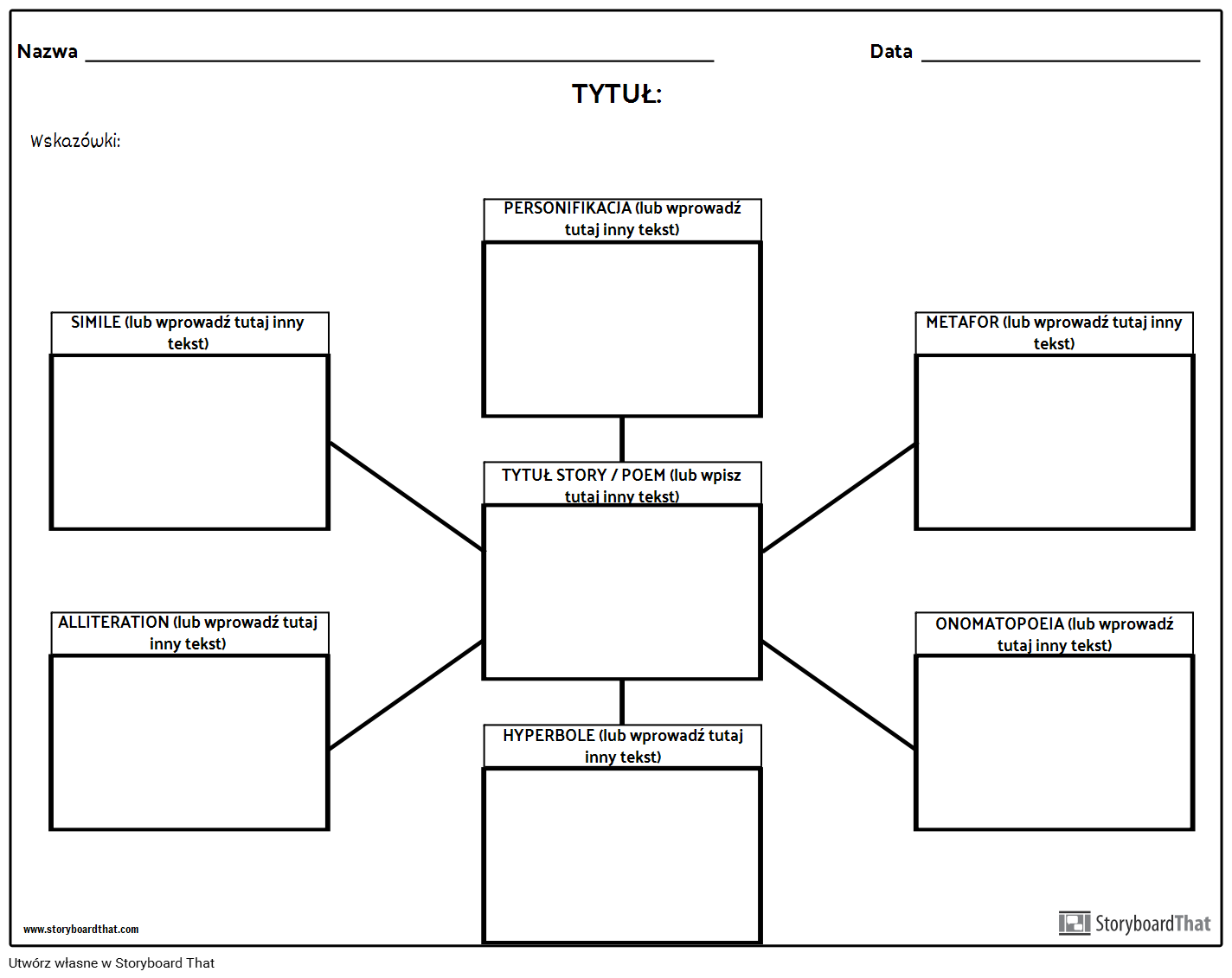 Pająk Wykres Storyboard by pl-examples