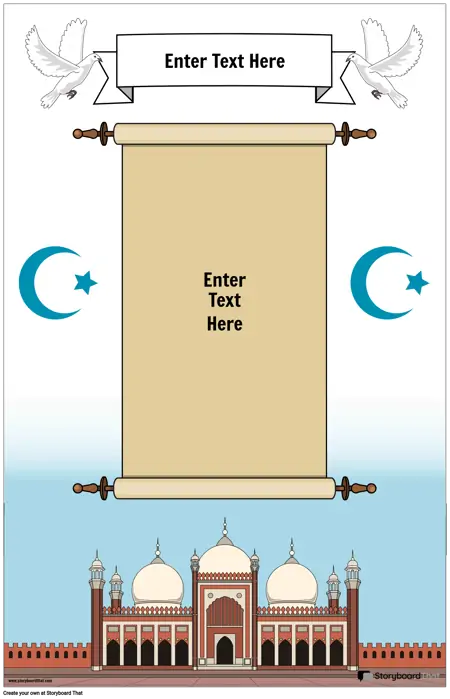 Plakat Religijny 9 Portret Islamu