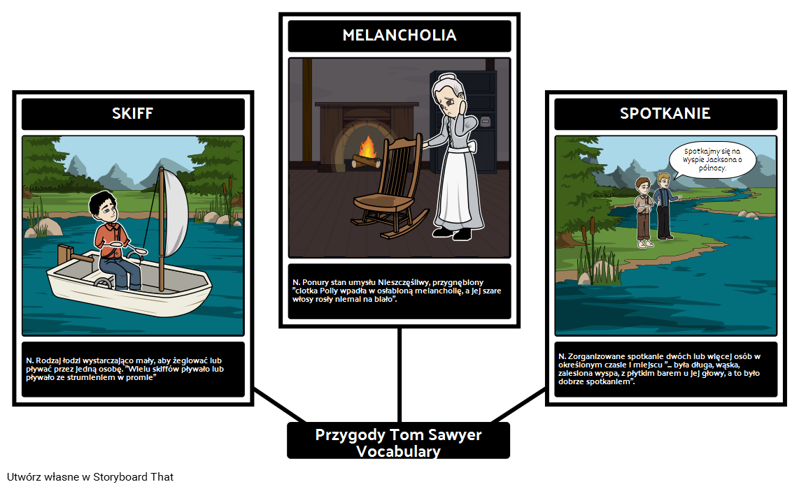Przygody Tom Sawyer Vocabulary