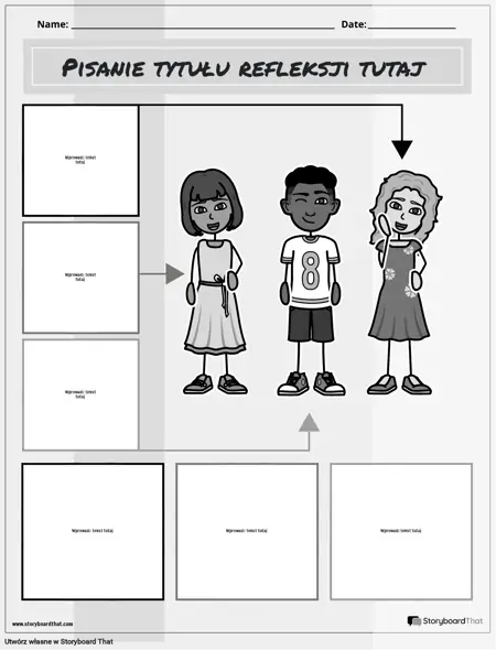 Writ Reflect Czarno-biały 1