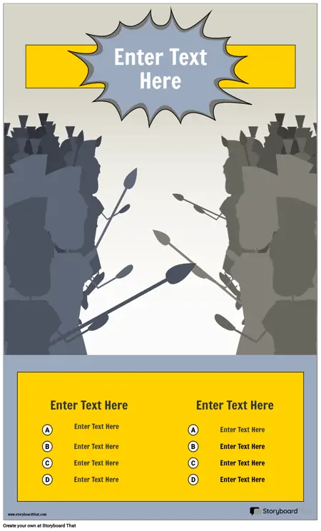 Battle Infographic Template