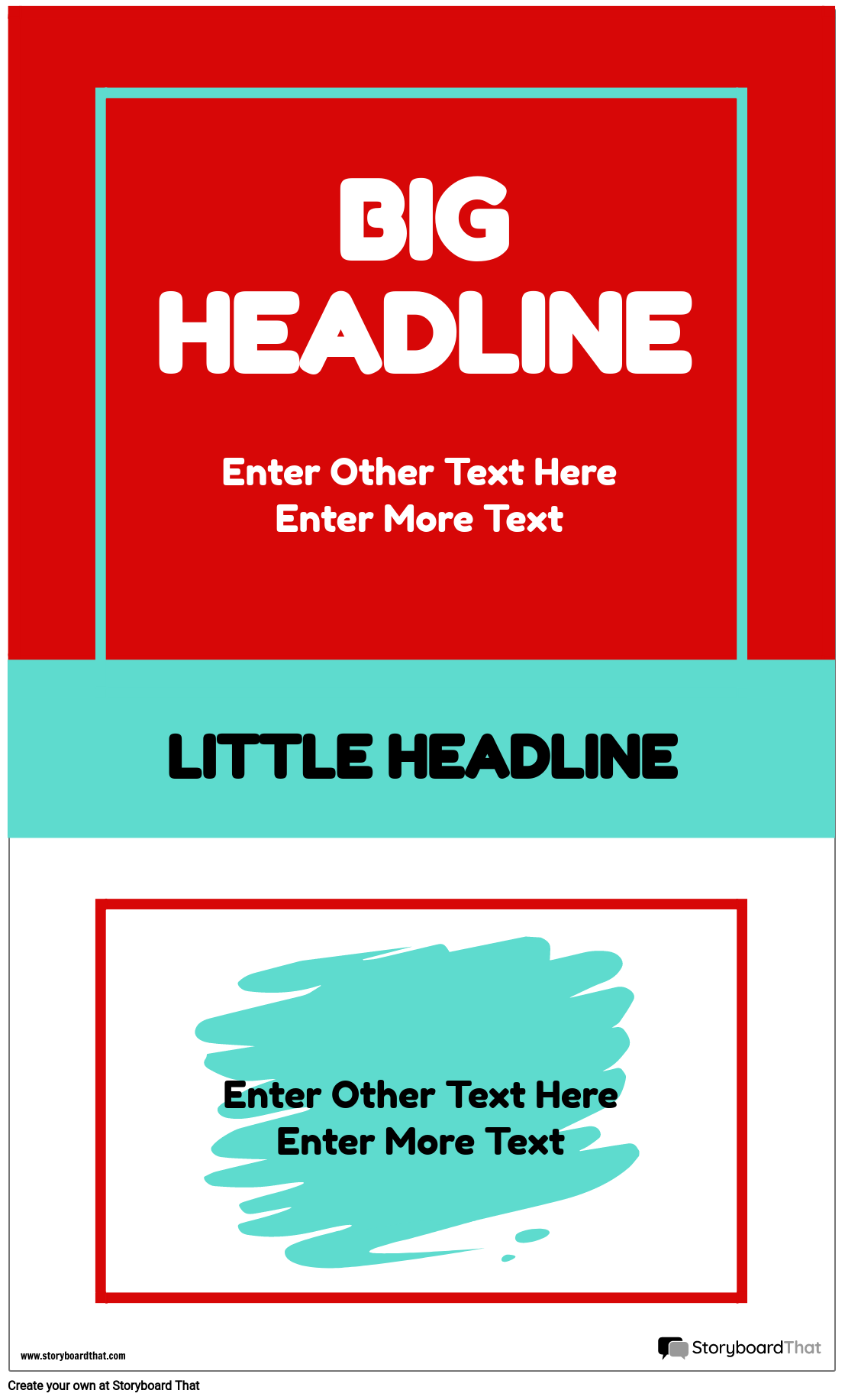 Multiple Headlines Event Poster Template