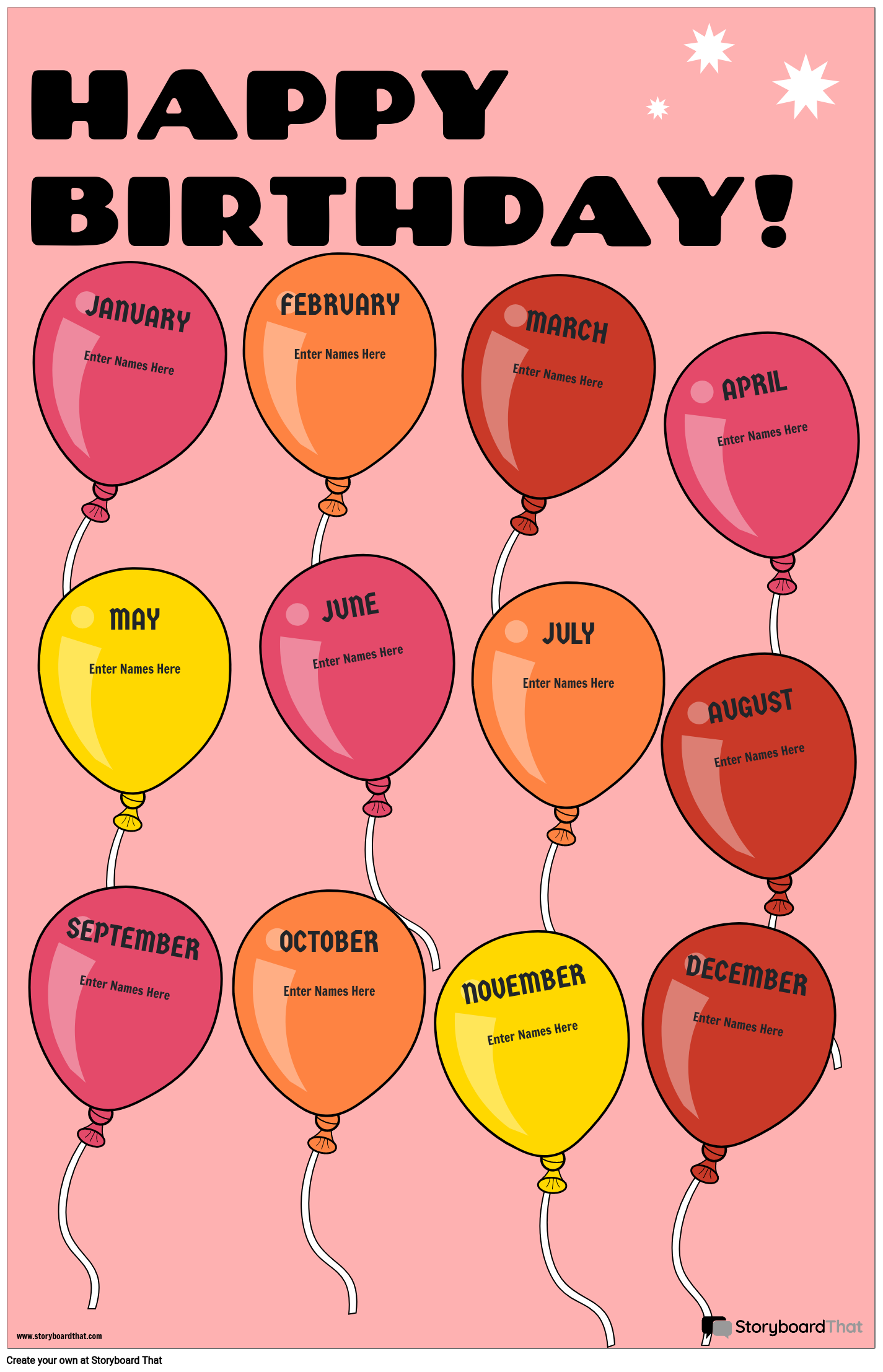 Birthday Poster Storyboard By Poster Templates