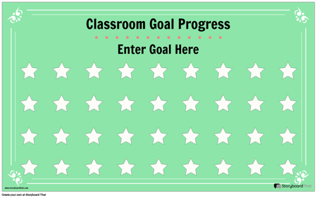 Classroom Goal Display Poster