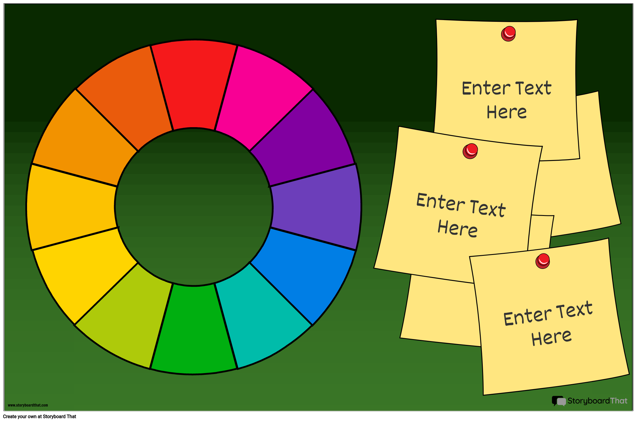 Color Wheel Chart for Classrooms