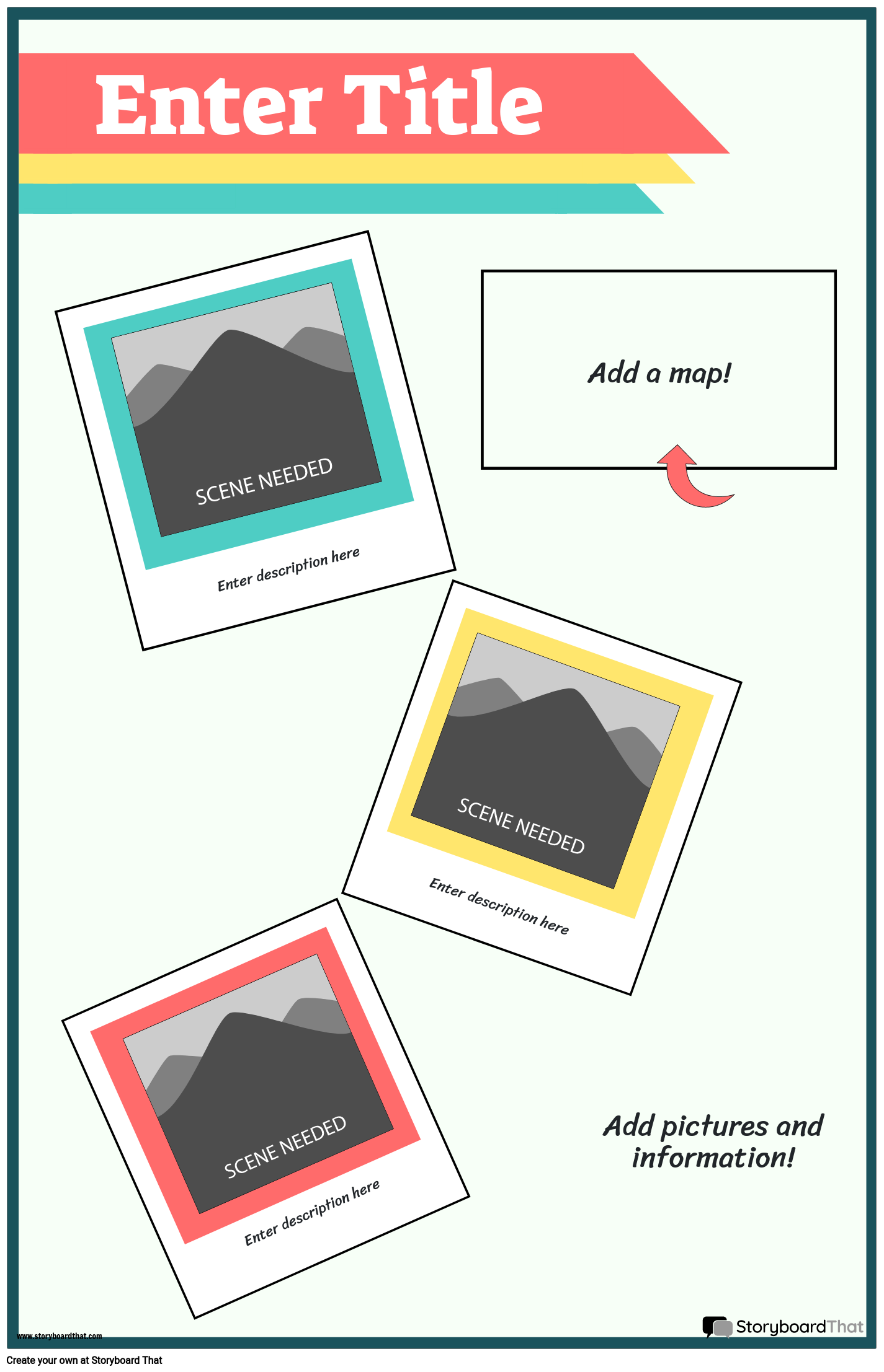 Travel Poster Template Storyboard von poster-templates
