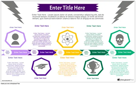 History Infographic Landscape Color 2