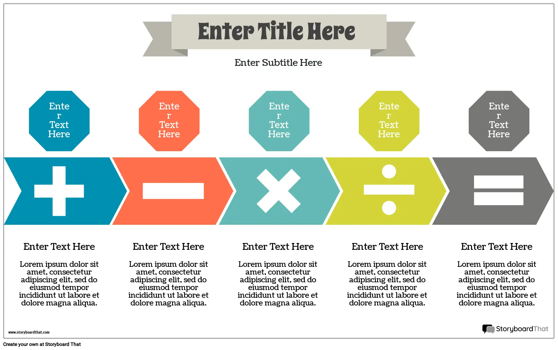 Math Infographic Landscape Color 1