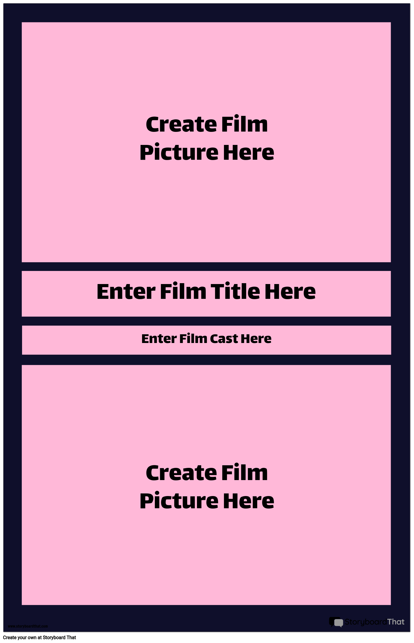 Print-Ready Film Poster Template