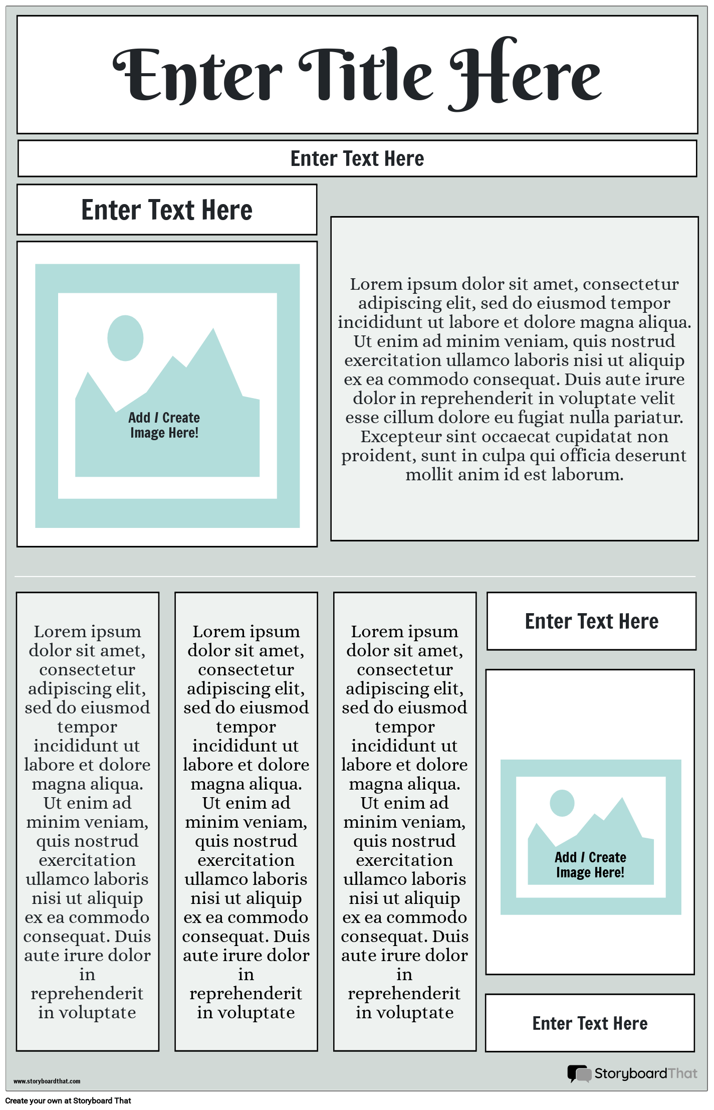 Free Newspaper Activity Template