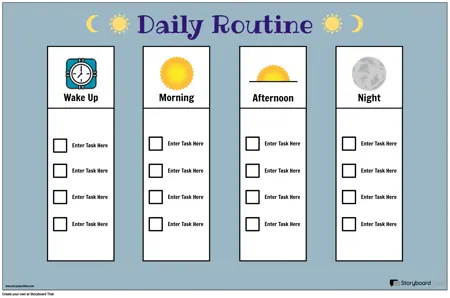 Daily Routine Chart