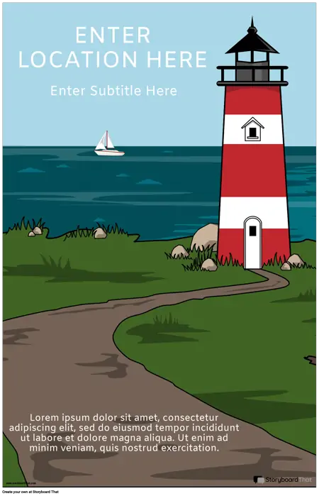 Travel Poster Portrait Color 3
