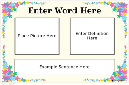 Vocabulary Poster 6