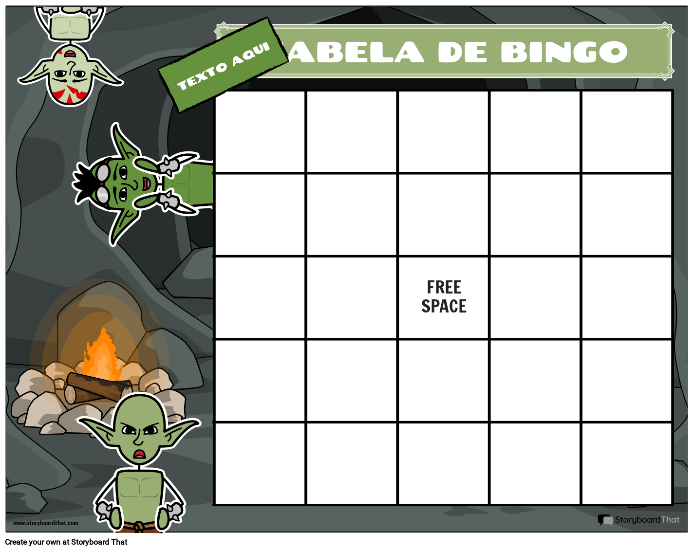 Classe Gramatical Bingo Card Sinta A Adrenalina Das Apostas