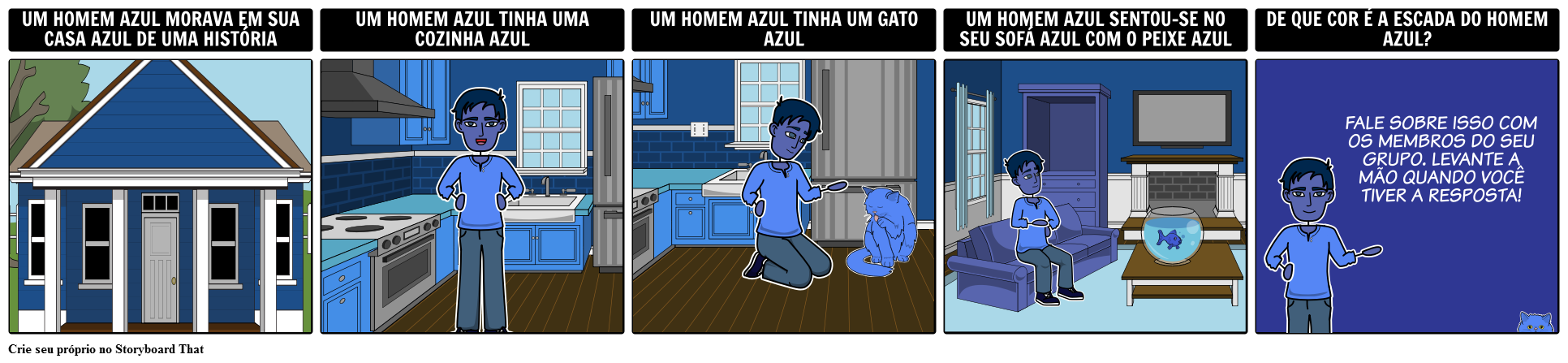 Blue Riddle Homem