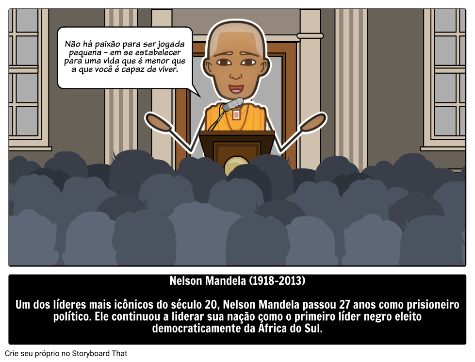 Briquização de Nelson Mandela