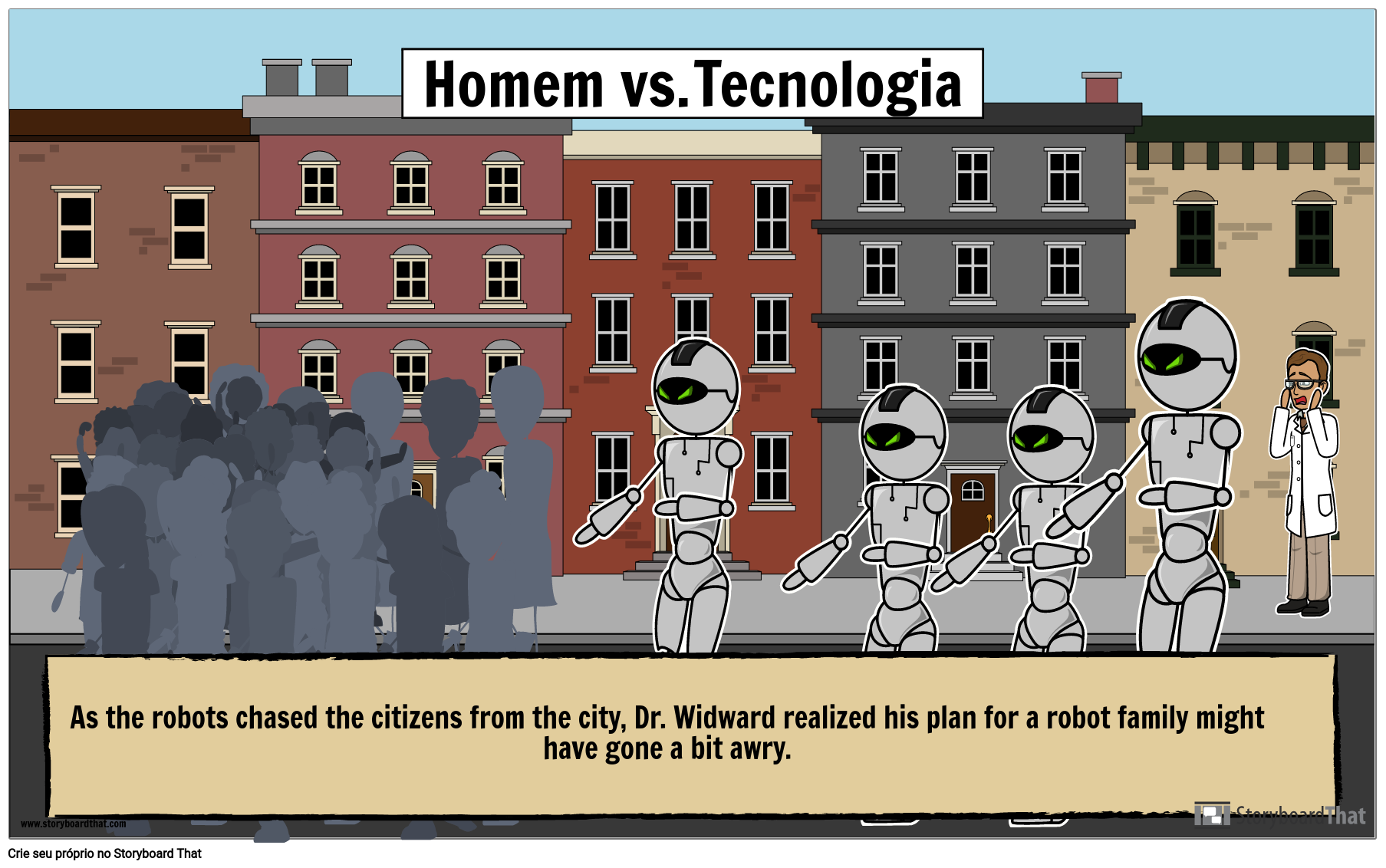 Caráter vs. Poster da Tecnologia