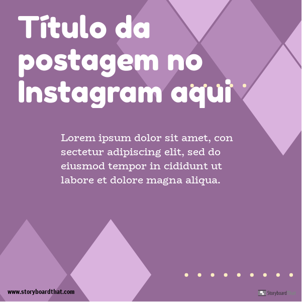 Modelo de Postagem Corporativa do Instagram 2