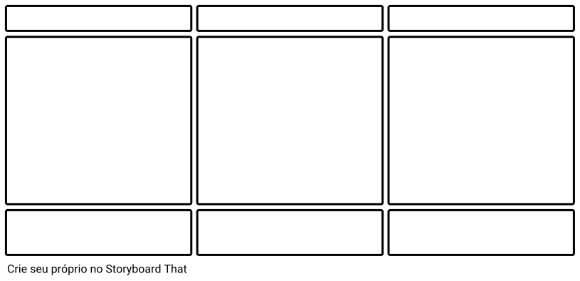 Modelo de Storyboard com título e descrição