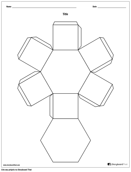 Modelo Hexagon Story Cube