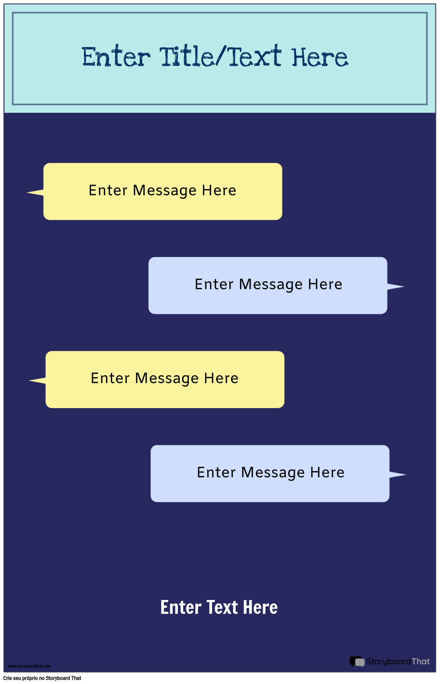 Modelo PSA Para Mensagens de Texto