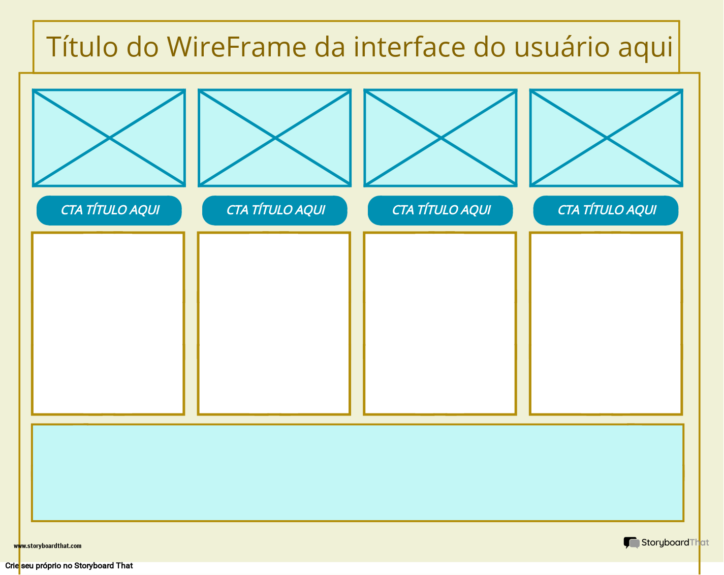 Modelo WireFrame de Interface do Usuário Corporativa 4