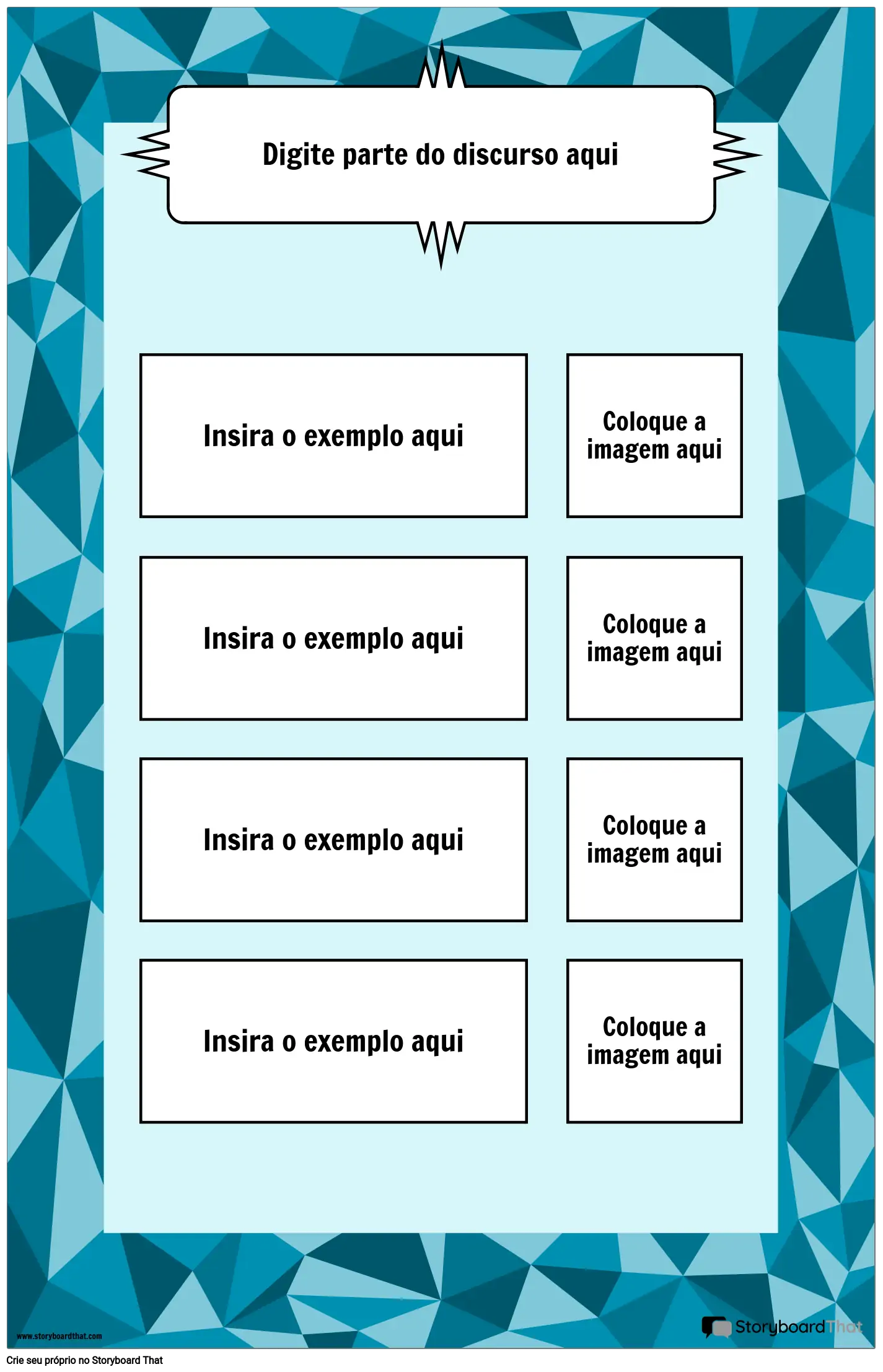 Parte do Pôster do Discurso