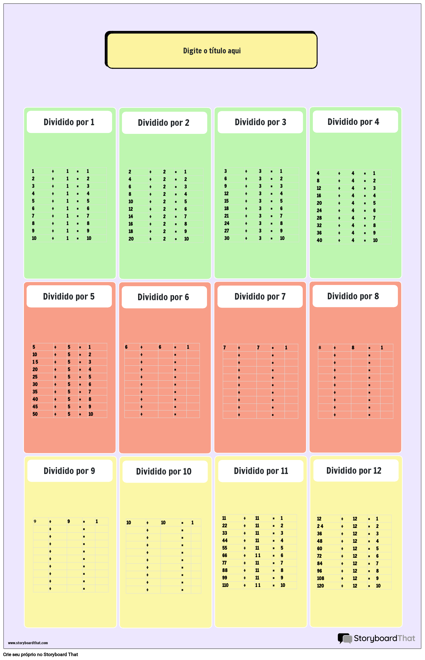 Multiplicação e produtos parciais imprimível 4ª série planilhas