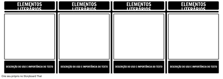 T-gráfico dos Elementos Literários