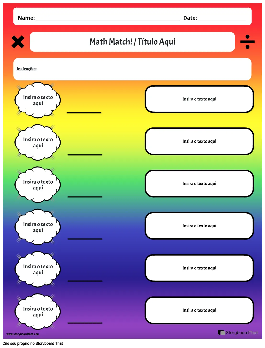 Vocabulário matemático 6