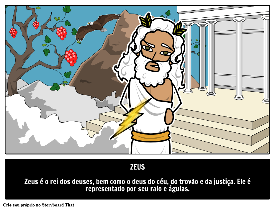 Zeus - Deus Grego do céu 