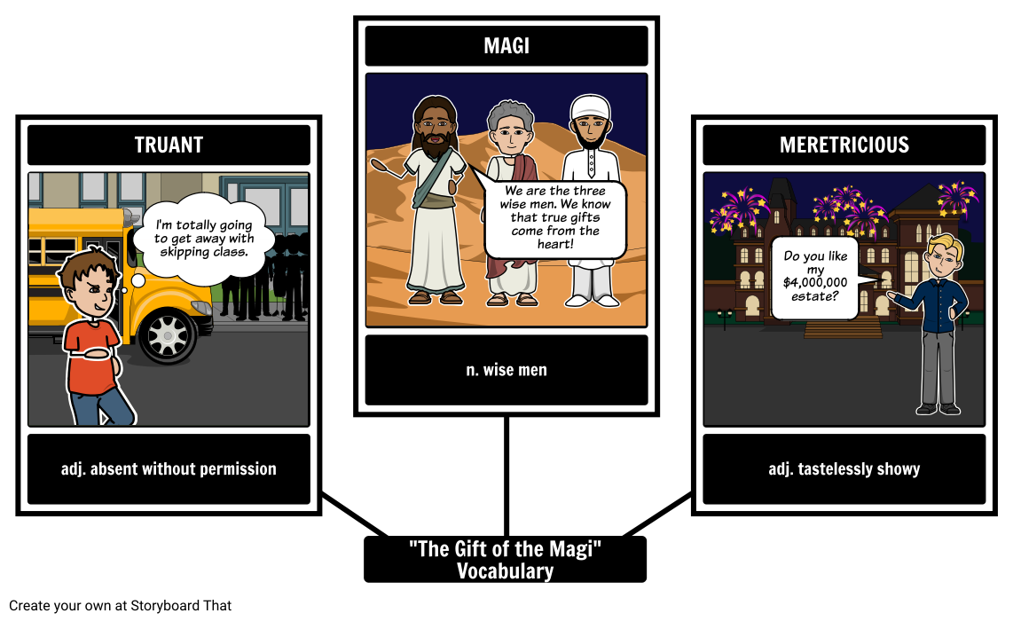The Gift of the Magi Vocabulary