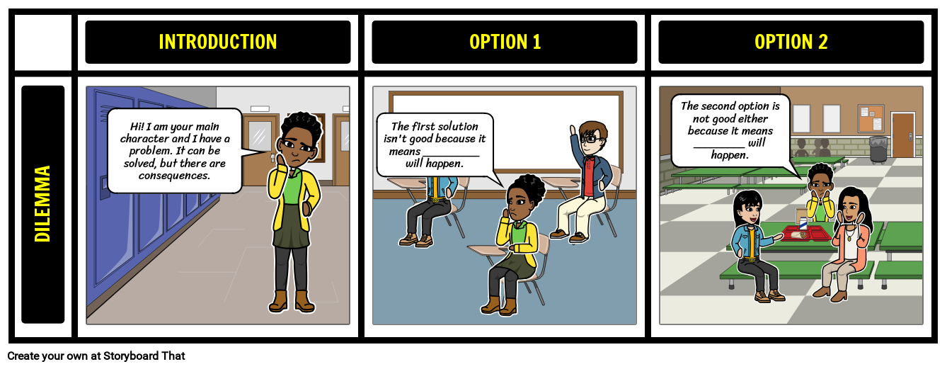 Dilemma Examples - Definition Template