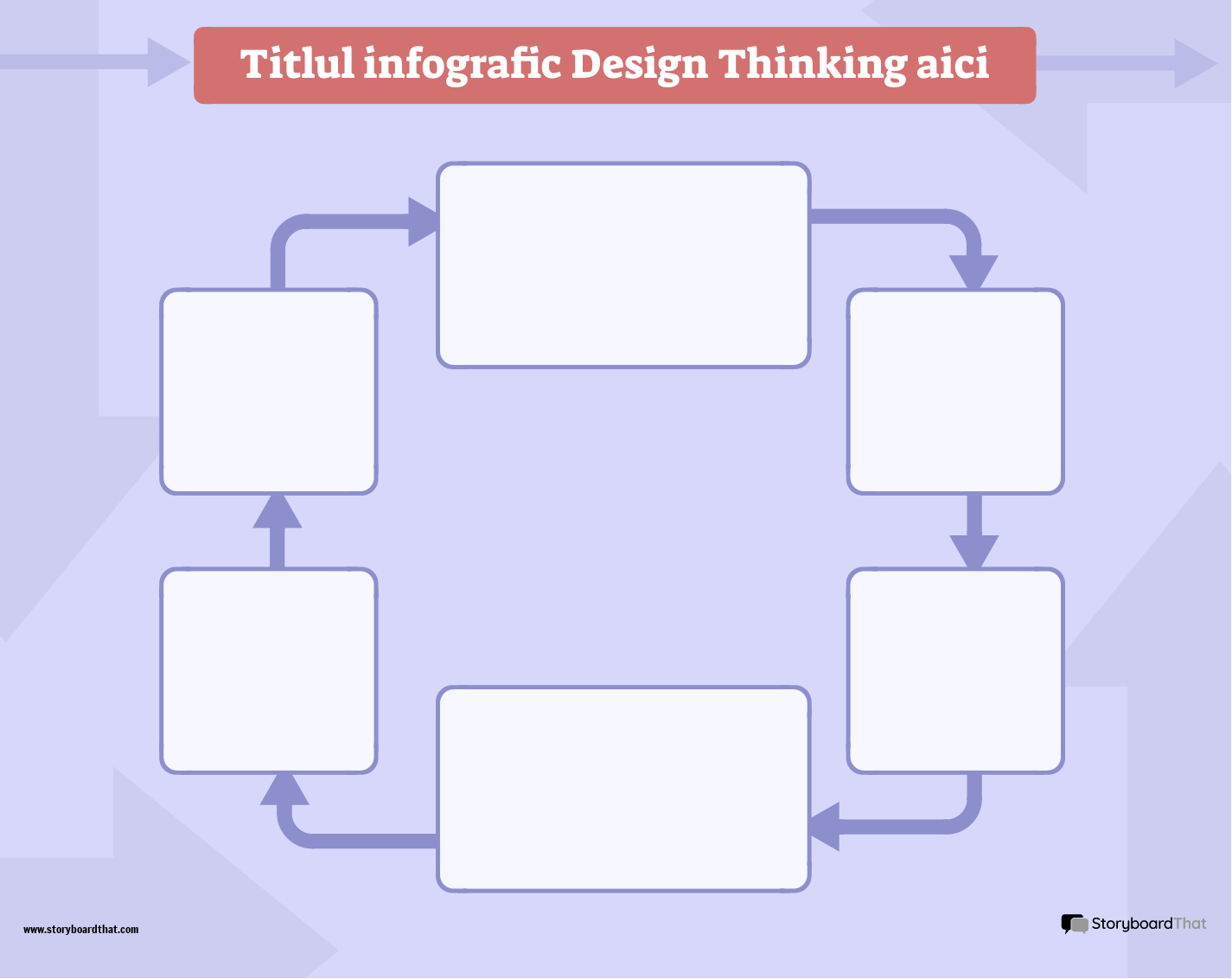 Șablon Infografic Corporate Design Thinking 1