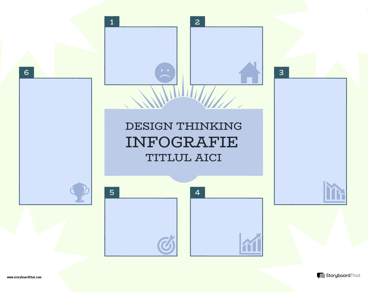 Șablon Infografic Corporate Design Thinking 2