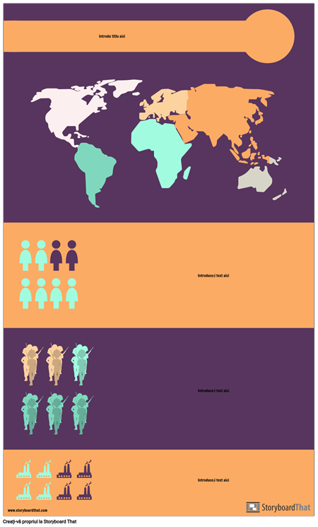 Șablon Infografic Mondial