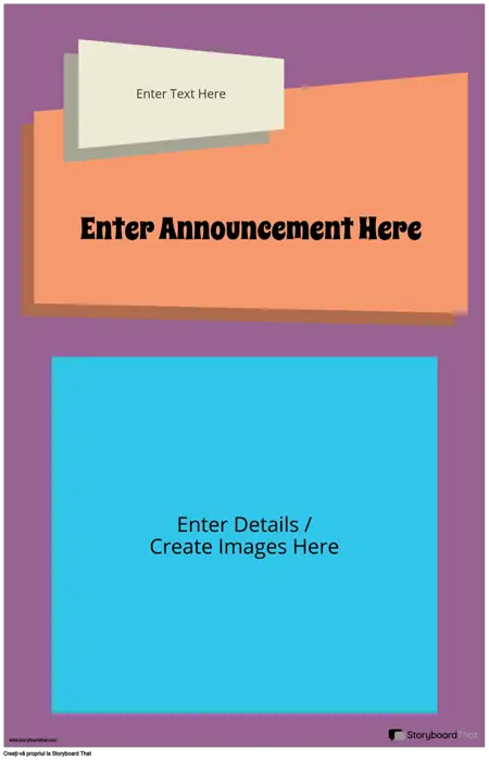 Afiș Groovy Announcement